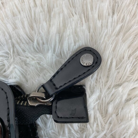 Ted Baker Black Patent Long Clutch Bag No Strap - Picture 5 of 10